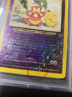 2001 Pokemon SO. Islands Slowking PSA 6 Holo Rare Swirl - Image 3