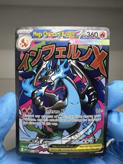 Mega Charizard X EX 023 ME: Mega Evolution Promo NM Pokemon TCG - Image 2