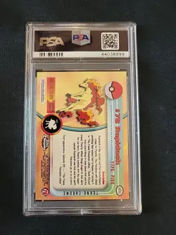 Psa 9 2000 Pokemon Topps Chrome Rapidash Tekno #78 Mint - Image 2