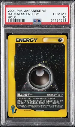 2001 POKEMON JPN VS DARKNESS ENERGY-HOLO PSA 10 - Image 1