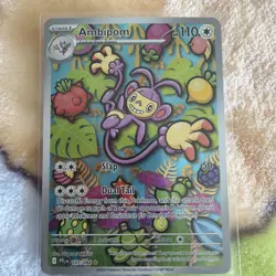Ambipom Pokemon TCG Phantasmal Flames 107/094 IR NM/M English - Image 1