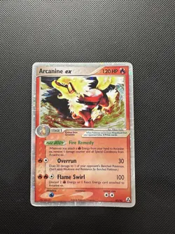 Pokemon TCG Arcanine EX 83/92 Legend Maker NM Holo Ultra Rare - Image 1