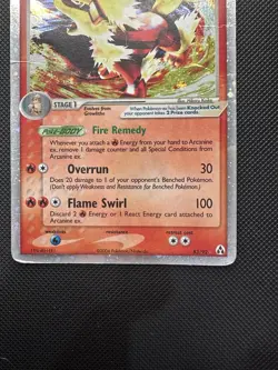 Pokemon TCG Arcanine EX 83/92 Legend Maker NM Holo Ultra Rare - Image 4