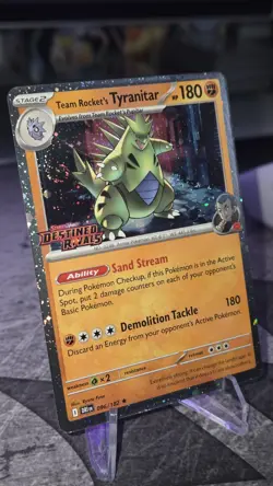 Pokemon Tyranitar Stamped Prerelease Promo 096/182 - 2 Swirls - Image 4