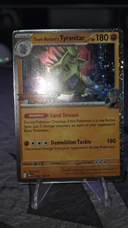 Pokemon Tyranitar Stamped Prerelease Promo 096/182 - 2 Swirls - Image 5