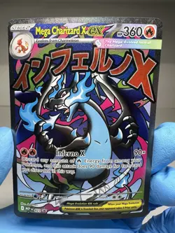 Mega Charizard X EX 023 ME: Mega Evolution Promo NM Pokemon TCG - Image 2