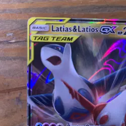 Pokemon TCG Pokemon Latias & Latios GX Ultra Rare Holo 113/181 NM Tag Team Up - Image 2