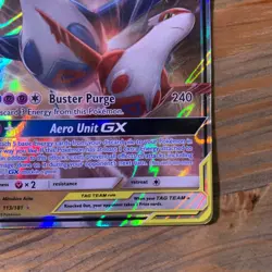 Pokemon TCG Pokemon Latias & Latios GX Ultra Rare Holo 113/181 NM Tag Team Up - Image 4
