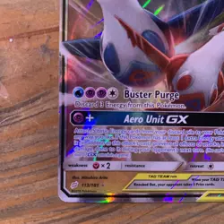Pokemon TCG Pokemon Latias & Latios GX Ultra Rare Holo 113/181 NM Tag Team Up - Image 5