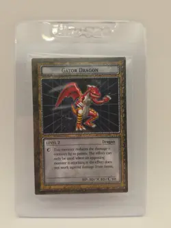 Yu-Gi-Oh Dungeon Dice Monsters - Gator Dragon B1-08 Card Only - Sealed English - Image 1