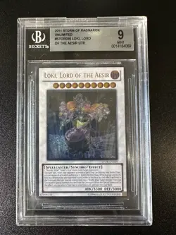 BGS 9 Loki, Lord of the Aesir STOR-EN039 Ultimate Rare unlimited edition - Image 1