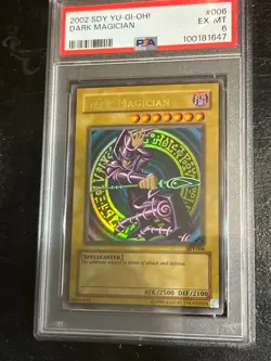 PSA 6 - Dark Magician SDY-006 ULTRA RARE Yugioh - Image 1