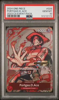 PSA 10 PORTGAS D. ACE CS 2023 EVENT PACK ONE PIECE - Image 1