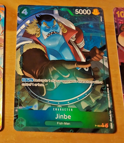ONE PIECE ENGLISH CARTE GAME HOLO CARTE PROMO P 063 JINBE ALT EN NM B - Image 1