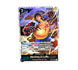 One Piece Card Game Monkey.D.Luffy OP04-090 SR - Kingdoms Of Intrigue - NM - Image 1