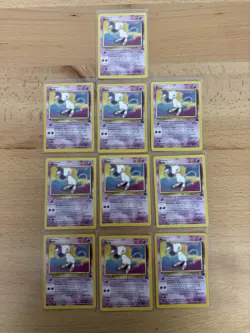 LOT OF 10 MEW POKEMON 2000 LEAGUE BLACK STAR PROMO CARDS #8 Unplayed WOTC Vintag - Image 1
