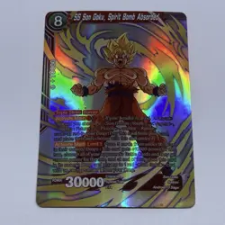 SS Son Goku, Spirit Bomb Absorbed Dragon Ball Super Card Holo Foil Art Tc11 - Image 1