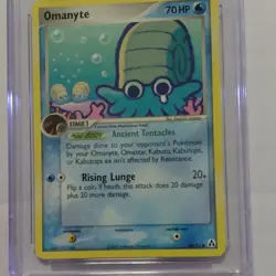 Pokemon Omanyte 60/92 EX Legend Maker 2006 CGC Pristine 10 Pokemon Card - Image 3
