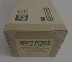 One Piece TCG Card Game 1st Year Anniversary Set English Edition New Sealed Box - Image 1