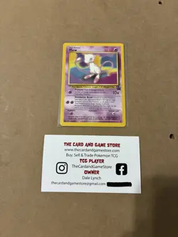 Pokemon Pokemon TCG Card Promo Mew 8 Black Star WOTC - Image 1