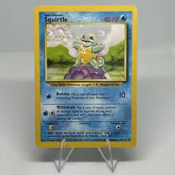 Squirtle Pokemon Card Vintage Shadowless Classic 063/102 Base Set 1995 Gem - Image 1