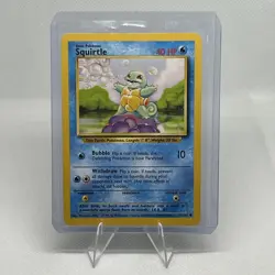 Squirtle Pokemon Card Vintage Shadowless Classic 063/102 Base Set 1995 Gem - Image 3