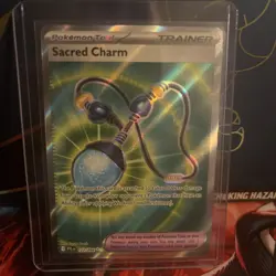 Sacred Charm 122/094 Phantasmal Flames Pokemon Card - Near Mint + Fast Shipping - Image 1