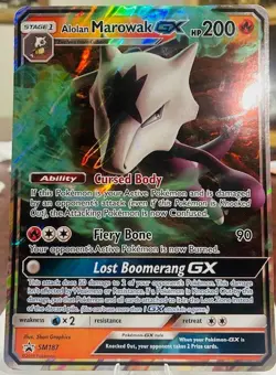 Alolan Marowak GX SM187 Jumbo Cards Holo - Image 1