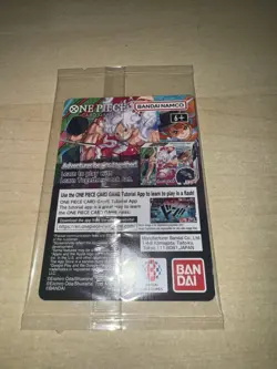 One Piece Monkey.D.Luffy College Basketball US Voyage Promo Card Sealed Rutgers - Image 2