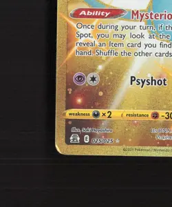 Mew 025/025 Celebrations Full Art Ultra Rare Shiny Holo Pokemon Card MP - Image 5