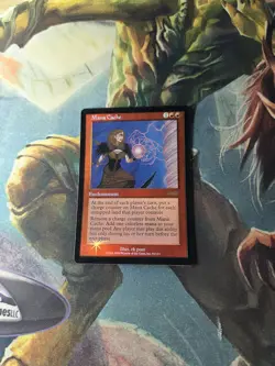 Mana Cache FOIL 2000 Nemesis Red Rare Enchantment MTG - Image 1