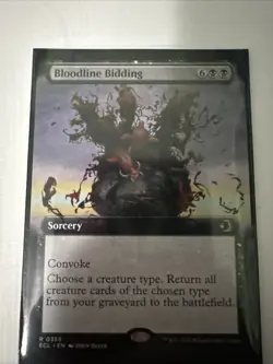 Bloodline Bidding (Extended Art) Lorwyn Eclipsed Regular - Image 1