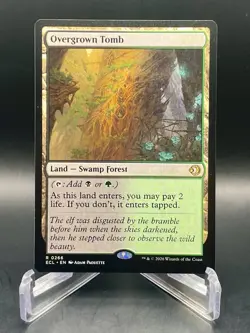 MTG Overgrown Tomb R 0266 Lorwyn Eclipsed Rare Magic the Gathering TCG NM/M - Image 1