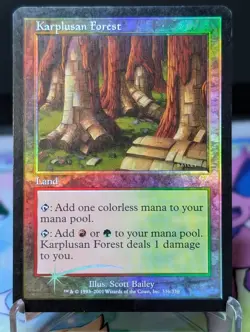 Foil NM Karplusan Forest 7th Edition MTG - Image 1