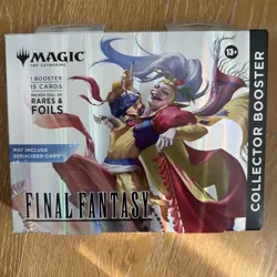 Magic The Gathering TCG Final Fantasy Factory Sealed Collector Booster - Image 1