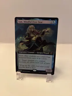 x1 Tam, Mindful First-Year - FOIL - Extended Art R MTG Lorwyn Eclipsed M/NM - Image 1