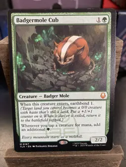 Badgermole Cub TLA 0167 Magic The Gathering - Image 1