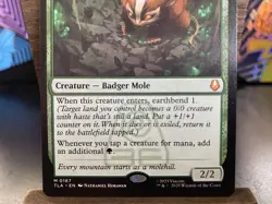 Badgermole Cub TLA 0167 Magic The Gathering - Image 3