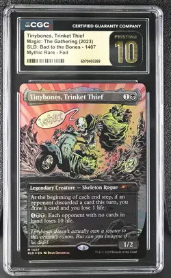 TINYBONES, TRINKET THIEF Secret Lair Foil Bad to the Bones CGC Pristine 10 MTG - Image 1