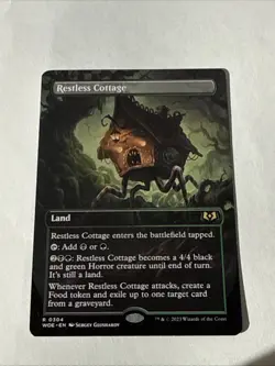 MTG Restless Cottage #304 Borderless Regular Rare Wilds of Eldraine - Image 1