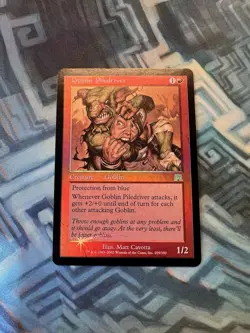 MTG Foil Goblin Piledriver EX/LP Onslaught - Image 1
