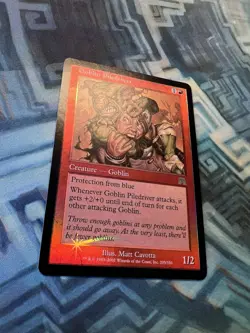 MTG Foil Goblin Piledriver EX/LP Onslaught - Image 5