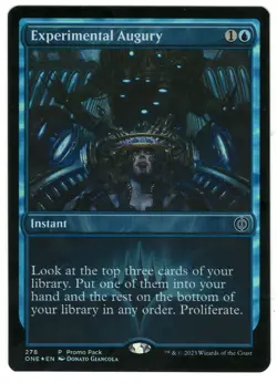 MTG Experimental Augury Foil Promo Pack Phyrexia Magic The Gathering TCG - Image 1