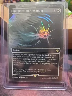 Judgment of Alexander (Borderless) Commander: Final Fantasy Foil - Image 1