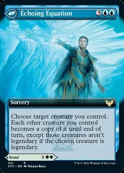 Augmenter Pugilist / Echoing Equation x1 1x Extended Art Strixhaven NM MTG - Image 2