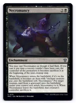 Necromancy NM Commander: Murders at Karlov Manor 131 MTG Regular - Image 1