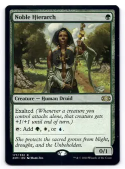 Noble Hierarch LP Double Masters 177/332 MTG Magic Regular - Image 1