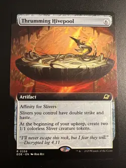 Thrumming Hivepool (Extended Art) - Edge of Eternities (EOE) NM - Image 1