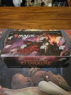 WOTC MTG Magic Throne of Eldraine Booster box Sealed New English 36 packs Rudy - Image 1