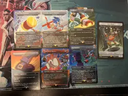 MTG Secret Lair x Sonic the Hedgehog Superdrop: Turbo Gear (Rainbow Foil) Opened - Image 1